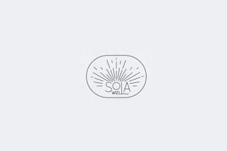 design a  boho chic  logo for a new active lifestlye brand in NYC or la