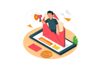 do bulk email marketing automation using gmail in inbox, no spam email