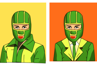 draw custom mascot cartoon avatar for nft