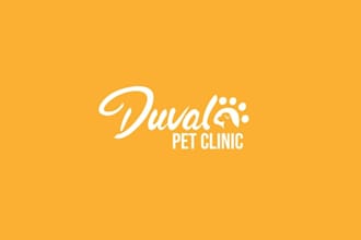 design fun and professional logo for duval pet clinic