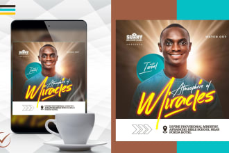 create exceptional church flyer or event flyer design in 6 hours
