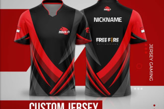 make a great esports gaming jersey design for you
