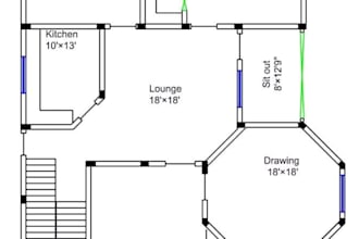 convert your rough sketch into detailed autocad drawing