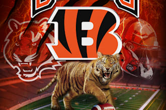 do cool football posters