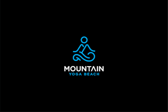 design clever yoga logo