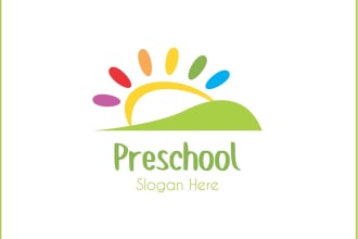 create amazing perfect logo for kids, childcare, baby shop, etsy, or daycare