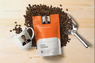 design professional product labels or packaging