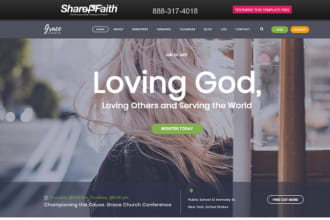 build church website for your ministry on wordpress