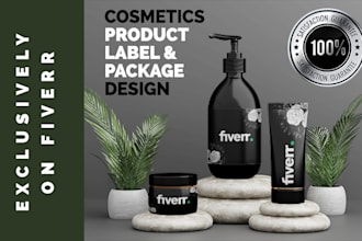design premium pixel perfect labels and product packaging for your brand