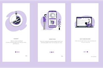 design splash screen and onboarding screen in 24 hours