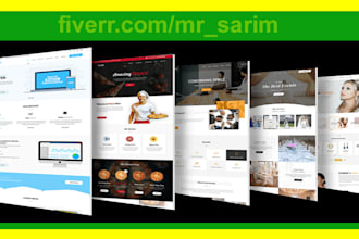design, redesign, a complete wordpress website