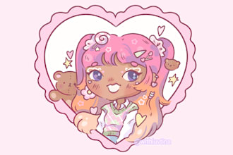 draw you or any character you want in my chibi style