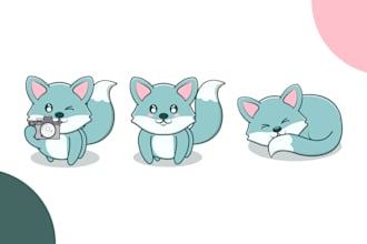 design chibi  stickers design