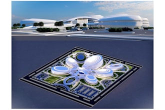 create a 3d bim architectural exterior model in revit and 3d renders in lumion