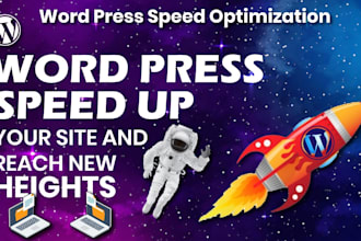 do wordpress speed optimization, speed up and improve load time