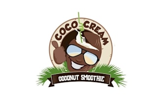 provide attractive coco nut logo for your business