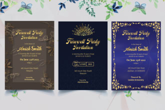 do custom wedding invitation, baby shower, party, or any invitation design