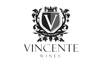 design modern wine logo