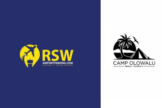design professional modern hotel travel tour tourist and resort business logo