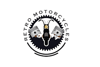 do eye catching motorcycle logo for you in one day