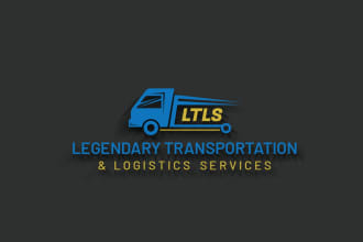 give a transport logistic and trucking logo in 1 day