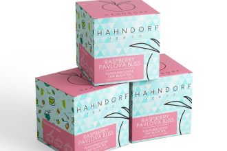 do tea brand identity, custom label and packaging design