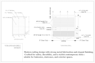 professional architectural window gate and railing design