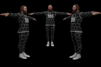 do 3d character modeling for you