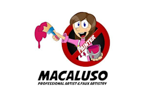 design wonderful busters painter logo with express delivery