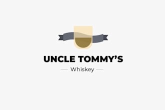 make wonderful whiskey logo with satisfaction guarantee