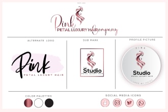 do modern business logo design with copyrights