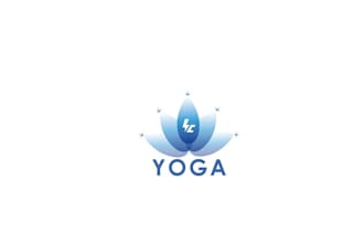 design a fresh  catchy logo for a new yoga studio
