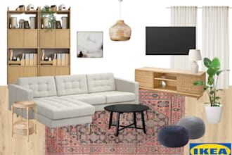do ikea interior design, mood board, shopping list