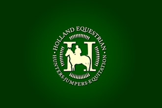 design upscale horse training facility needs a classic and sophisticated logo