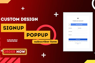 create eye catching signup popup and contact forms