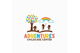 design fun and exciting child care center logo
