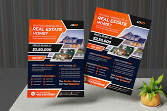 do professional flyer design for business, real estate, restaurant and event