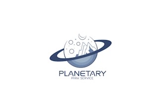 design a planetary park service logo