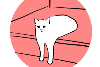 draw funny pet for profile picture, sticker, memes