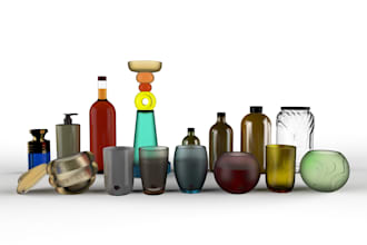 bottle design the perfume bottle functionality using unique