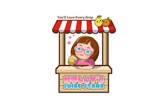 design a kids juice stand logo