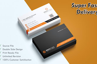 design a unique, creative business card or visiting card