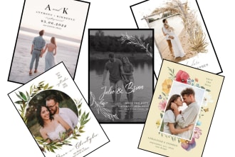 create beautiful  save the date cards