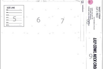 create PDF sewing pattern