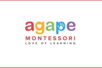 create childcare education daycare school logo