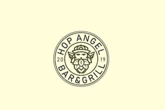 design hop angel tap house and grill need a standout logo