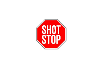 design shot stop logo