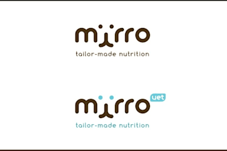 do a modern cat dog animal and pet logo design