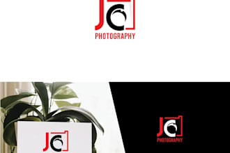design a watermark signature photography modern logo
