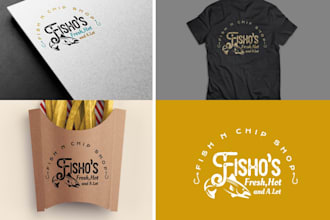 make a delicious food and drink logo design for you